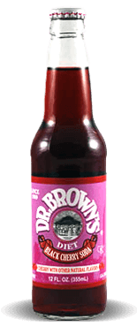 Dr. Brown’s Diet Black Cherry Soda – Soda Pop Stop