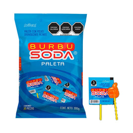 Dulces Anáhuac Burbusoda Paleta | 12ct, Bag