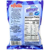 Efrutti Gummi Bursting Blue Raspberry Bag 2.6 oz