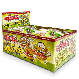 Efrutti Gummy Sour Mini Burger Box | 60ct, Box