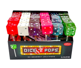 Espeez Dice Pops Assorted Display | 24ct, Box
