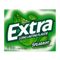 Extra Spearmint Gum (15 Stick, Sugar Free)