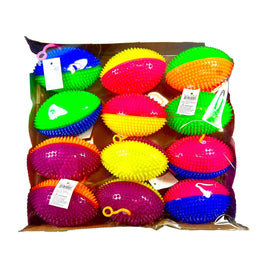 Flashing Spiky Football | 12ct, Box