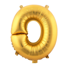 Foil Balloons Number 0 (34") Gold | Bag