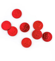 Fort Knox  Chocolate Coins (1.5") Red