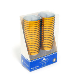 Gold Rim Shot Glass (2 oz) | 36ct, Box