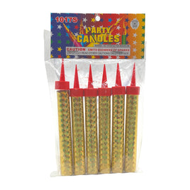 Gold Small Sparkler Candle | 6ct, Bag