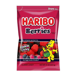 Haribo Berries Crunch & Chewy Gummi Candy | 5oz