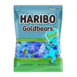 Haribo Goldbears Sour Gummi Candy Share Size | 4.5oz