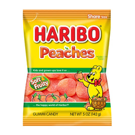 Haribo Peaches Gummi Candy | 5oz