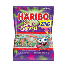Haribo Sour S'Ghetti Extra Sour Gummi Candy | 5oz