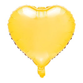 Heart Mylar Balloon 18 inch-Gold