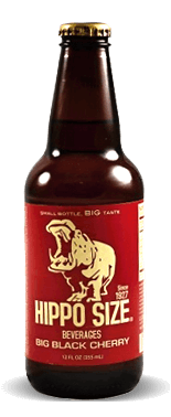 Hippo Size Beverages Big Black Cherry – Soda Pop Stop