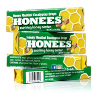 Honees Menthol Eucalyptus Honey Filled Drops Bar | 1.6oz