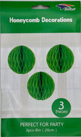 Honeycomb 8 inch 3-piece - Emerald