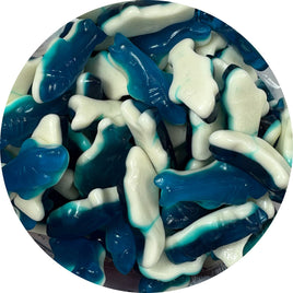 Jovy Gummy Sharks Blue / White