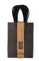 Kraft Bag (5.25" X 8.5") Black | 12ct, Bag