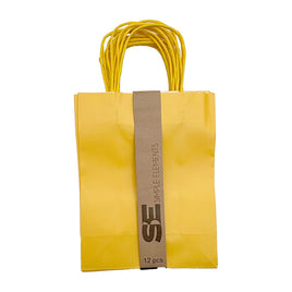 Kraft Bag (8"X 10") Yellow | 12ct, Bag