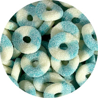 Kustomkids Sour Blue Raspberry Rings