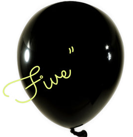 Latex Balloon 5 inch 100ct-Black