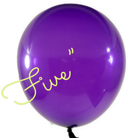 Latex Balloon 5 inch 100ct-Purple