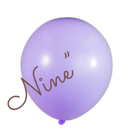 Latex Balloon 9 inch 100ct-Lavender
