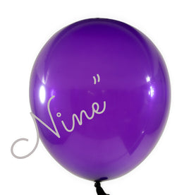 Latex Balloon 9 inch 100ct-Purple