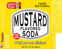 Lester’s Fixins Mustard Flavored Soda