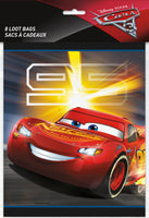 Loot Bag 8ct - Cars 3