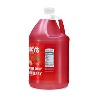 Lucy's Snow Cone Syrup Strawberry | 128oz, Bottle