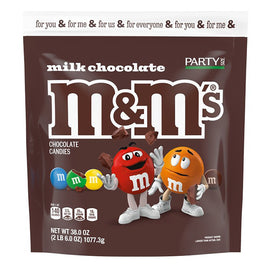 M&M's Milk Chocolate Stand Up Bag | 38oz, Bag