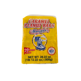 Manzela Caramel Peanut Bars
