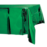 Metallic Table Cover Emerald 1ct | Bag
