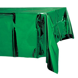 Metallic Table Cover Emerald 1ct | Bag
