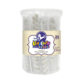 Mini Unicorn Pops Vanilla - White | 24ct, Tub
