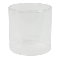 PVC Cylinder Container 3" 12ct Clear | Bag