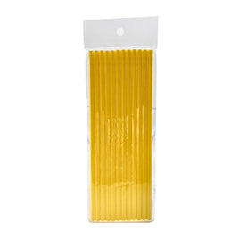 Paper Straws Yellow | 12ct, Bag