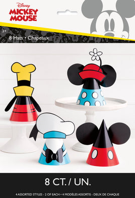 Party Hats MIckey Mouse | 8ct Bag