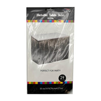 Party Skirt (30" X 14") Metallic Black | Bag