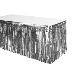 Party Skirt (30" X 14") Metallic Siver | Bag
