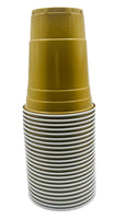 Plastic Cup 16z 24ct-Gold
