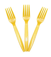 Plastic Fork Gold 100ct