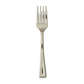 Plastic Mini Forks (4") Silver | Bag
