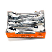 Plastic Spoon (7") Silver | 50ct, Box