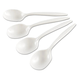 Plastic Spoon Soup Med | 100ct, Bag