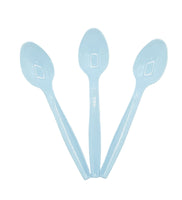 Plastic Spoons Light Blue 100ct