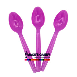 Plastic Spoons Purple 100ct