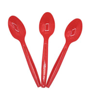 Plastic Spoons Red 100ct