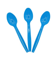 Plastic Spoons Royal Blue 100ct