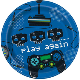 Plate 7" 8ct - Gamer